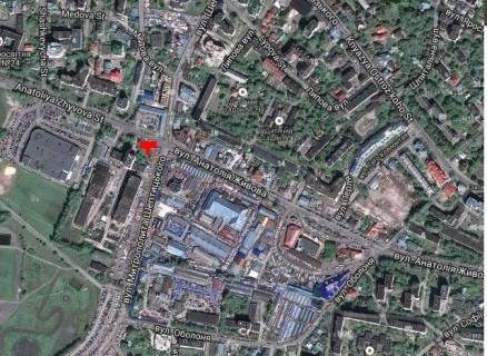 Білборд, Бігборд (Борд)  A у Тернополі, 3x6  Торговиця вул. (Живова). / Шептицького вул., (1) схема