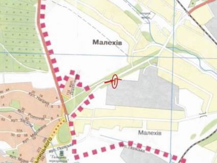Билборд A в Львове, 3x6  Траса Київ-Львів, с. Малехів, (М1), виїзд зі Львова схема