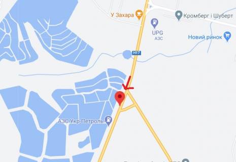 Билборд A в Луцке, 3х6  Львівська_поворот до цукрового заводу_виїзд схема