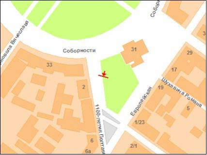Беклайт B у Полтаві к-тр Котляревський схема