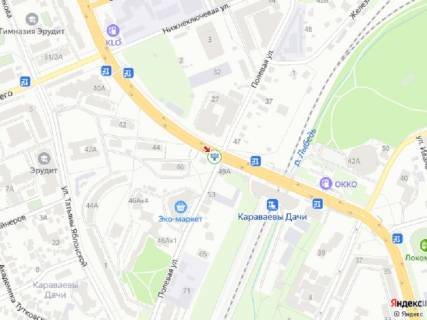 Видеоборд A у Києві Гетьмана вул., 46/2 - Польова вул., ст. Караваєві Дачі, в сторону Севастопольської пл., прайс за трансляцію ролика 10 сек 1вихід/90 сек, з 0:00 до 23:59 - 384166 схема