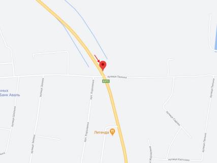 Билборд B в Жовкве Автодорога М-09 - Пильна вул., в'їзд в м. Жовква, в сторону м. Львів схема