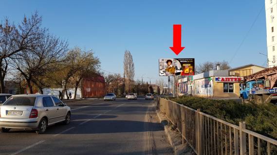 Billboard A in Mykolaiv, 3x6  Bogoavlens'kij av. (kol. Zovtnevij av.) / Sagajdacnogo st. (kol. Vatutina st.), v centr Photo 1