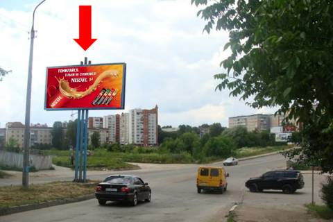 Білборд, Бігборд (Борд)  A у Тернополі, 3x6  Коновальця вул., 18, роздільник, в бік Злуки пр. Фото 1