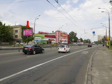 Билборд  в Киеве, 3x6  просп. Георгія Нарбута (Визволителів)., 17, біля супермаркетів "Фокстрот" і "Ельдорадо", в сторону Воскресенський (Перова б-р) проспект фото 1