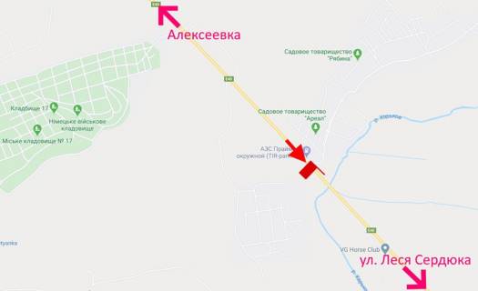 Билборд B в трасах Харкова, 3x6  Кільцева дорога, 498 км - с. Циркуни, біля АЗС "Prime", у бік Салтівки схема