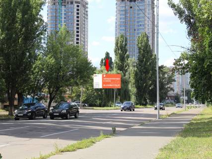 Билборд B в Киеве, 3x6  Сортувальна вул. - вул. Клеманська, в бік Дарницького шосе фото 1