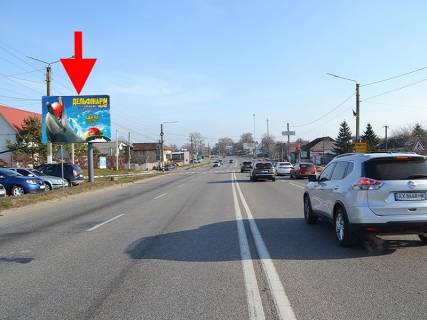 Билборд B в Песочине, 3x4  Полтавський шлях, с. Пісочин, Шкільна вул., (2), в центр фото 1