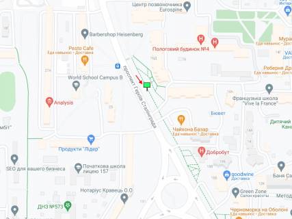 Білборд, Бігборд (Борд)  B у Києві просп. Володимира Івасюка (Героїв Сталінграда)., 16-Д схема