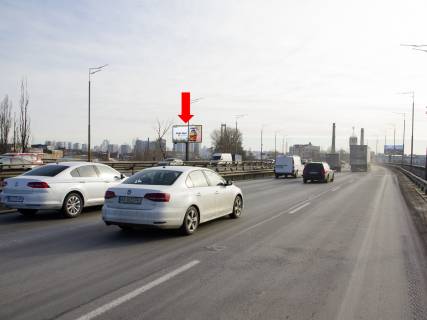 Билборд B в Киеве Південний міст, в бік пр. Бажана фото 1