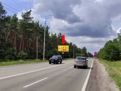 Билборд  в Киеве, 3x6  Столичне шосе - вул. Монашенська, 500 м до санаторію "Жовтень", в Київ фото 1