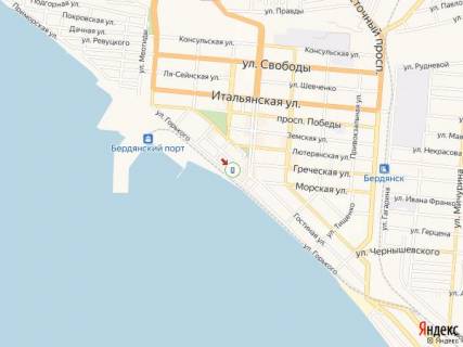 Ситилайт B в Бердянске Горького ул., 37 схема
