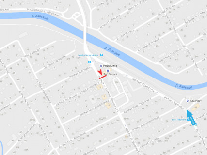 Призма A в Харькове, 3x6  Мойсеївська вул., 32а, (2), з центру - 666110 схема