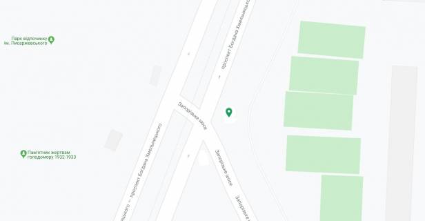 Бэклайт A в Днепр (Днепропетровск) Богдана Хмельницького (Героїв Сталінграда) пр. - Запорізьке шосе, в сторону ТРЦ "Дафі" схема