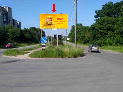 Билборд  в Тернополе, 3x6  Бережанська вул. / Тролейбусна вул., роздільник, з центру фото 1