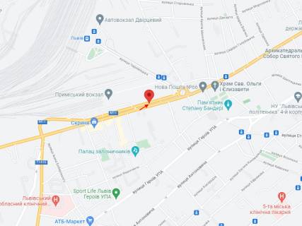 Скроллер A в Львове, 3,14х2,30  вул. Городоцька К 10 (Привокзальний ринок) в центр - 398677 схема