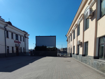 Billboard B in Zaporizhzhya, 3x6  Соборний пр., 6г, на клумбі над тунелем, (2) Photo 1