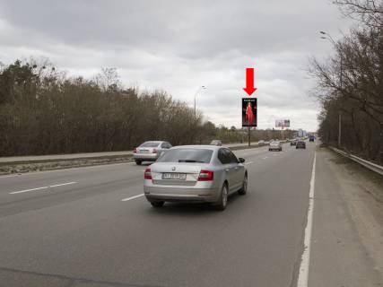 Билборд  в Киеве, 6x3  Броварський пр., роздільник, 200 м. за АЗС "Окко", в сторону Броварів фото 1