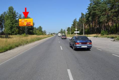 Билборд B в Солоницевке, 3x6  с. Солоницівка, кафе "Лісове", у бік Ольшан фото 1