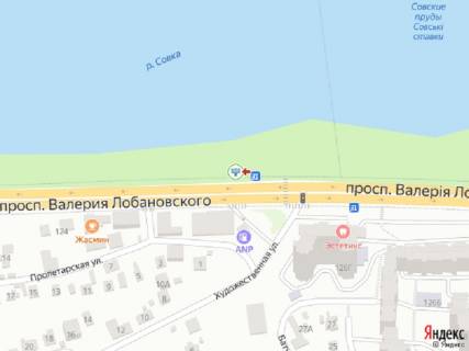 Билборд A в Киеве Лобановського пр. (колиш. Червонозоряний) - Художня вул., на світлофорі, в сторону Севастопольської пл., прайс за трансляцію ролика 10 сек 1вихід / 80 сек, з 0:00 до 23:59 схема