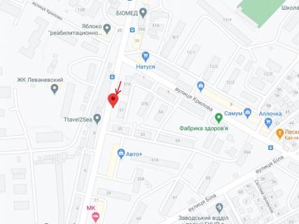 Білборд, Бігборд (Борд)  B у Миколаєві Генерала Олекси Алмазова вул. (Генерала Карпенка) ., 37 - Євгенія Логінова вул. (Крилова)  схема