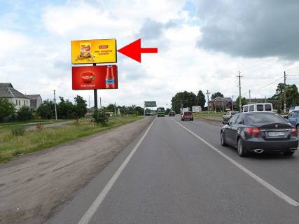 Білборд, Бігборд (Борд)  B у Циркунях, 3x6  с. Циркуни, Соборна вул. - Кооперативна вул., у бік с. Липці, верхній Фото 1