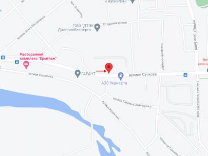 Билборд B в Самар (Новомосковск), 6х3  вул. Сучкова, в районі буд. №66 схема