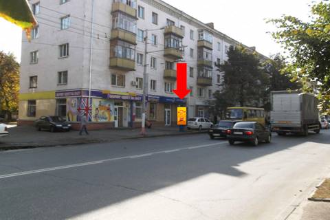 Citylight  in Zhytomyr, 1.8x1.2  Kiivs'ka st., 88, bila magazinu vzutta "Sara", "Intertelekom" Photo 1