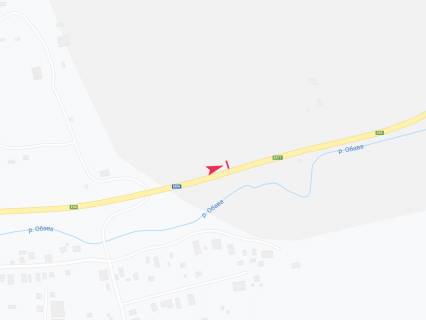 Билборд B в Кольчино, 3x6  Траса Київ-Чоп (М-06), смт Кольчино, (2), поворот з траси схема