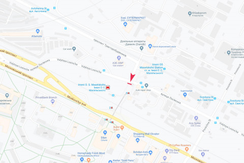 Prismatron, Prism A in Kharkiv, 3x6  просп. Героїв Харкова (Московський). - Тракторобудівників пр. - 666447 scheme