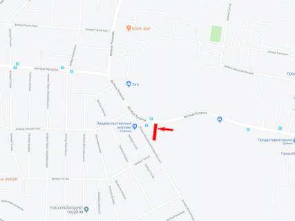 Билборд B в Хмельницком Купріна вул., КЕЧ схема