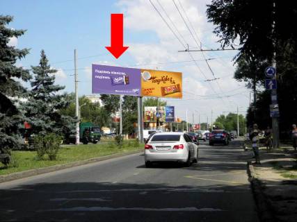 Билборд  в Одессе, 3x6  Небесної Сотні пр. (кол. Жукова пр.) 75 / Левітана вул., біля супермаркету "Копійка", роздільник, в центр, ліва фото 1