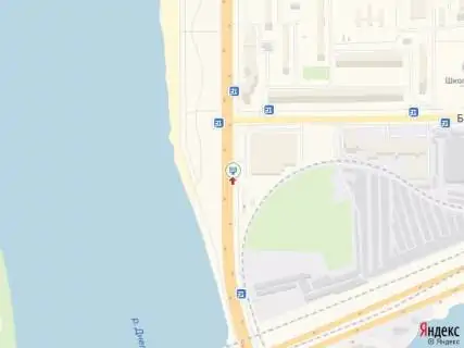 Скролер, Скрол A у Києві Дніпровська набережна - Березняківська вул., Супермаркет Велмарт, АЗС Glusco - 238616 схема