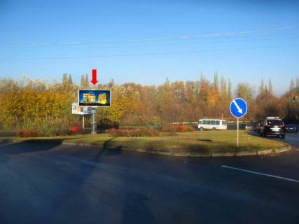 Билборд  в Луцке, 3x6  Набережна вул. / Яровиця вул., кільце, з боку Грушевського пл. фото 1