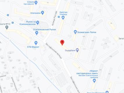 Видеоборд A у Запоріжжі Зестафонська вул., 22, аптека "Мед Сервіс", №Дн127, прайс за ролик 10 сек 1 вихід/5 хвилин, з 8:00-22:00. Розрахунок для інших параметрів трансляції уточнюйте у менеджера. - 301361 схема
