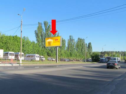 Билборд B в Виннице, 3x6  Юності пр. / Первозванного вул. (кол. Стахурського вул.), з центру фото 2