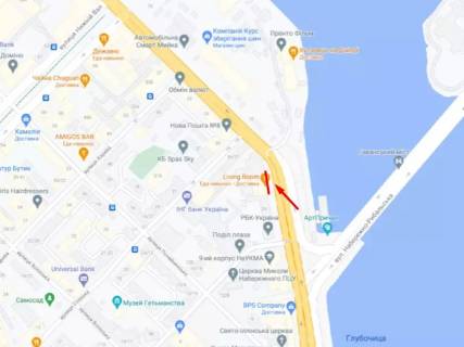 Брендмауер, Брандмауер, Брандмауэр A у Києві, 11.15x17  Набережно-Хрещатицька вул., 31А схема