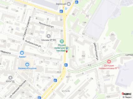 Видеоборд A в Киеве Князів Острозьких вул. (Московська)., 37, прайс за трансляцію ролика 10 сек 1вихід/80 сек, з 0:00 до 23:59 - 393814 схема