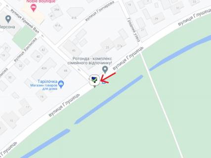 Білборд, Бігборд (Борд)  B у Луцьку Глушець вул., 21, зупинка "вул. Кривий Вал" схема
