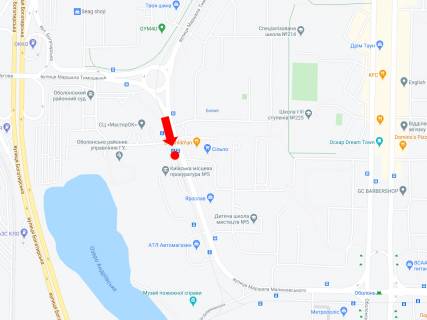 Призма  в Киеве, 3x6  Героїв полку «Азов» вул. (Маршала Малиновського). 4-В, навпроти супермаркету "Сільпо", в сторону Оболонського пр., ст.м. "Оболонь" - 445857 схема
