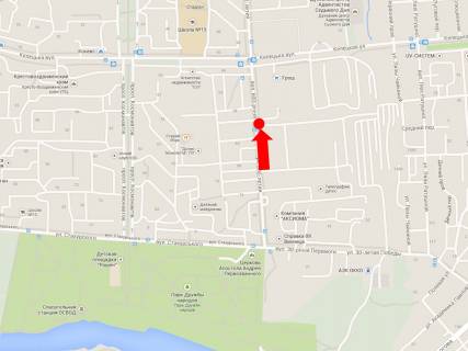 Билборд  в Виннице, 3x6  600-річчя вул., 60, у напрямку Хмельницького шосе схема