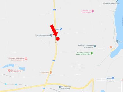 Білборд, Бігборд (Борд)   у Києві, 3x6  просп. Литовський (Мінський)., 1 км. до Великої окружної дороги, в центр схема