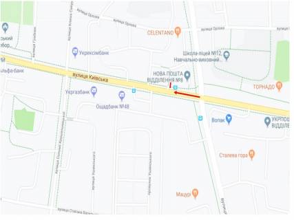 Призматрон, Призма A у Рівному Київська вул., 17 - 297686 схема