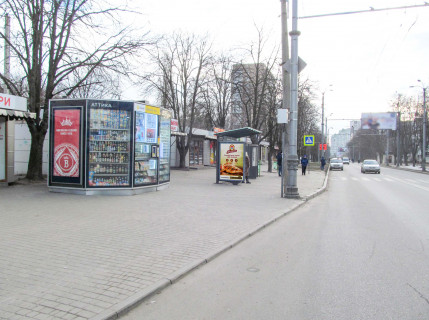 Ситилайт B в Харькове, 1.8x1.2  Григоренка пр., 31, зупинка "29-й мікрорайон", з центру фото 1