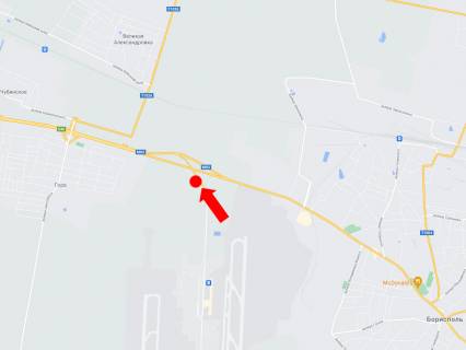 Билборд A в Киеве, 3x6  Траса Київ-Бориспіль, роздільник, від а/п Бориспіль в Київ, ліва схема