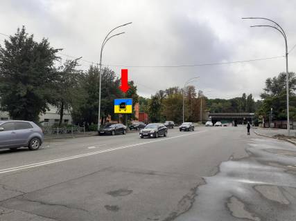 Билборд  в Киеве, 2.3x3.14  Байкова вул. - вул. Ямська, в сторону вул. Грінченка фото 1