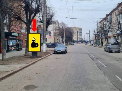 Ситилайт B в Кропивницкий (Кировоград), 1.8x1.2  В. Перспективна вул. (кол. Маркса вул.) 6/3, від центру фото 1