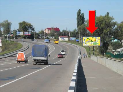 Билборд A в Сумах, 3x6  2-а Набережна вул. р. Стрілки, біля мосту, в бік Роменської вул. фото 1