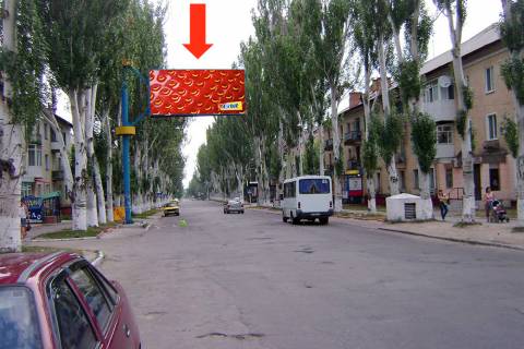 Билборд  в Светловодске, 3x6  Леніна вул., 7 / Гагаріна вул., центр (флажок) фото 1