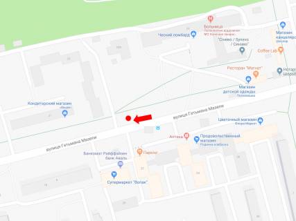 Нестандарт  в Львове, 2x3.7  Мазепи вул., 25 (зуп. "Лікарня швидкої допомоги"), в сторону ТРЦ "Спартак", вул. Замарстинівської схема